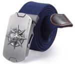 OEM Men Tactical Nylon Belt Hiking Fabric 3.8Cm Zinc Alloy Buckle