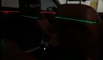 Ambient lights RGB Radium carving +four doors+Perfect central control for Audi