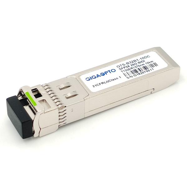 SFP28 25GBASE Bidirectional SFP Module 1330nm TX 1270nm RX 10km Simplex LC SMF