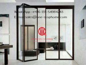 China Glass Folding Door/Aluminium double glazed windows and doors comply with Australian &amp; New Zealand standards factory