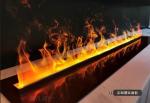 Brown Electric Fireplace With Added Moisture Humidifier And Overheating