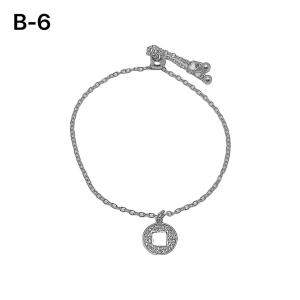 China Customized Luxury Fashion Ladies Bracelet Alloy Stainless Steel Couple Bracelet factory