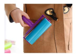 China Large Size Washable Sticky Lint Roller factory