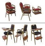 Commercial Banquet Kids Chairs Iron Or Aluminum Frame Gold Color
