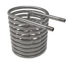 Beer Brewing Titanium Tube Coaxial Heat Exchanger Anti Corrosion