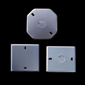 China Concealed 1.6mm Metal Electrical Box Cover Plate Custom Width factory