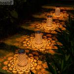 Outdoor Solar Lamps for Waterproof Outdoor Lighting 9.5*9.5*4.8CM IP55