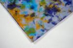 Tie - Dye Waxed Cotton Canvas / 8OZ Woven Cotton Fabric For Bags
