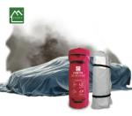 Car Glass Fibre Silicone Coating Fire Retardant Blanket Gray 4*6 6*8 6*9 10*12M