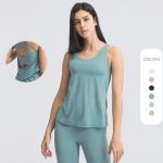 Cross Back Women Tank Top High Impact Bra Loost Fit Lightweight