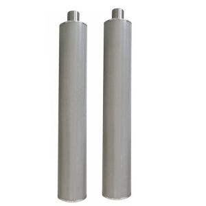 China 3um Stainless Steel Water Filter , 304L Candle Filter Element factory
