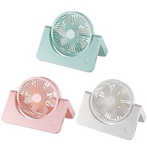 China Office USB Rechargeable Mini Fan , 2400mah Battery Portable Fan With Usb Charger factory