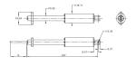 Small 12v DC Linear Motor Actuator Push Rod 100N For Furniture Field