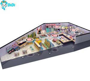 China Creative Macaron Themed Kids Amusement Park Environmentally Friendly factory