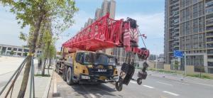 China Sy Mobile Truck Cranes 80 Tons 4 Shafts With Maximum Lifting Height 40m factory