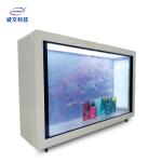 LCD Transparent Showcase Floor Standing Android Advertising Digital Signage
