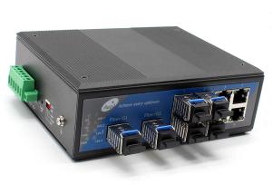 China Desktop SFP Fiber Switch 2 Gigabit SFP 4 10/100Mbps Ethernet 4 10/100Mbps SFP factory