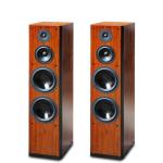 2015 Brand New Wood Finish Perfect Sound Floor Stand Home Speaker Dual 8 Inch