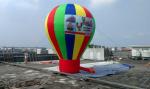 Promotion custom logo printed advertising PVC inflatable ground balloons