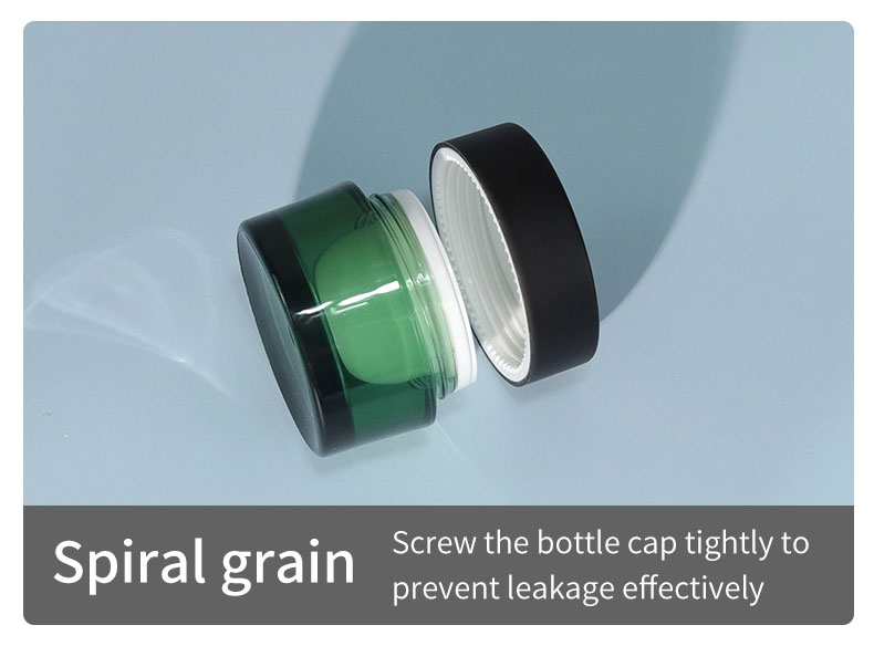 Round Shape Eye Cream Bottle for Cosmetic Packaging from Acrylic Plastic