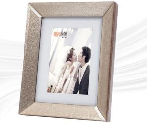 China 6 X 8 Beveled Glass Photo Frame , Modern Glass Picture Frames Rectangle factory