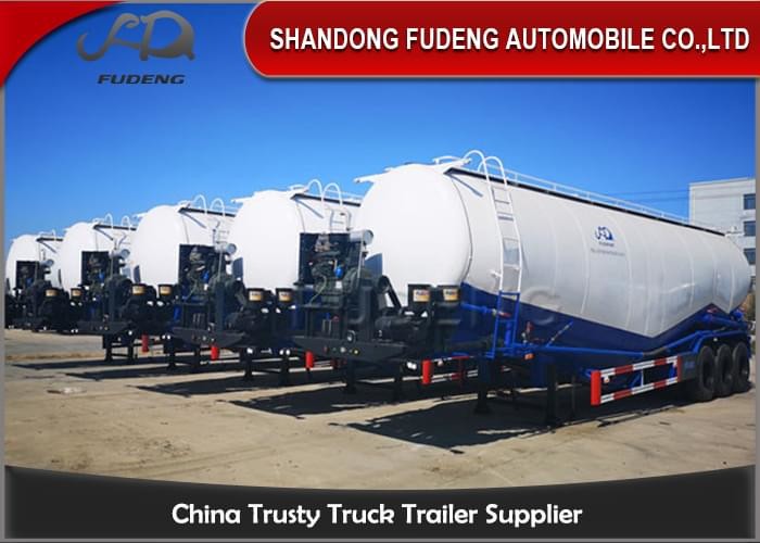 China Mechanical 3 Axle W Shape Bulk Cement Tanker Trailer on sale