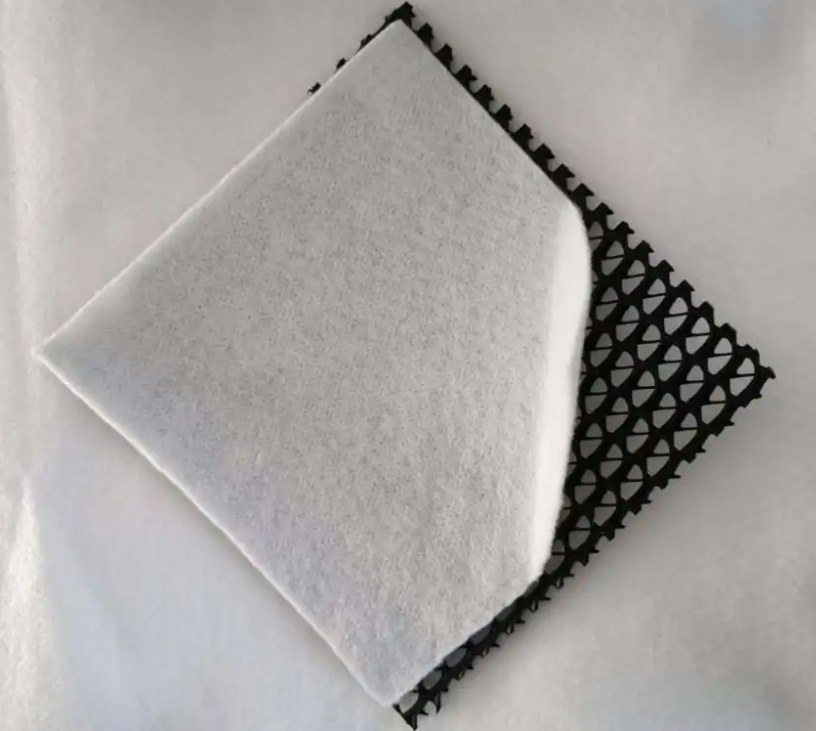 High Compressive Strength Polyethylene Geotextile and Geonet 3D Composite Drainage Net