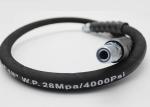 Black Rawhide Surface High Pressure Washing Machine Hose With MPT Fittings