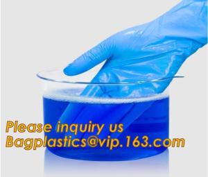 China Medical Disposable Nitrile Coated Hand Gloves,Industrial Garden Working Resistant Disposable Nitrile Black Gloves BAGEAS factory