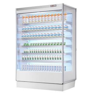 Integrated Merchandise Multideck Display Fridge Open Type Single Temperature