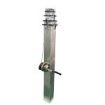 6m Hand Crank Telescoping Mast Mobile Light Mast Customized Height Color