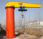 Floor Pedestal Slewing Pillar Cantilever Jib Crane Movable Column Mounted 1t