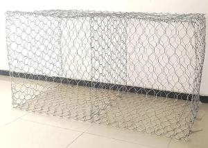 China 2.4mm To 3.9mm Galfan Gabion Baskets Hot Dipped Galvanized For Slope Construction factory