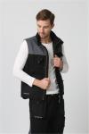 Velcro Fastener Multi Pocket Vest Adjustable Waistband