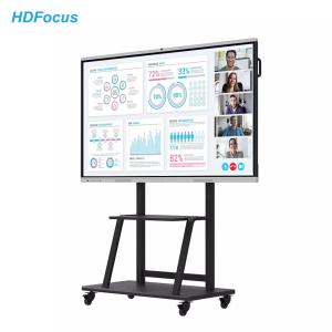 China 3840*2160 55 Inch Smart Interactive Panels LCD Leaning Teaching factory