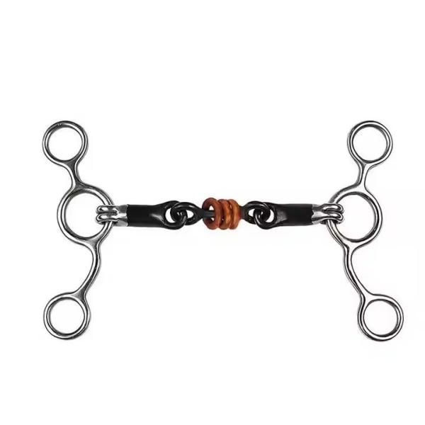 Equestrian Training Horse Gag Ring in Stainless Steel Material with Gag