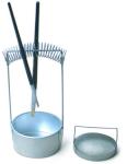 Aluminum artist paint Brush Washer a studio favorite features a spring coil