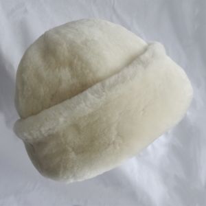 Hot selling cheap lining American cotton 6 panal shearling hat
