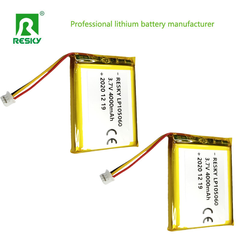 105060 Lithium Polymer Lipo Batteries 3.7V 4000mAh For Bluetooth Speaker