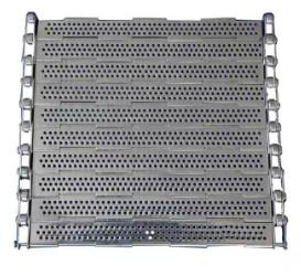 China Custom Stainless Steel Chain Mesh Belt Plate Slat Conveyor Link factory