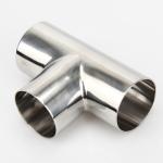 DN15-DN300 Food Grade Sanitary Stainless Steel Sanitary Weld/Clamp Equal Tee