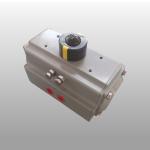 Silver Color Quarter Turn Pneumatic Actuator Single Acting Double Acting Rack