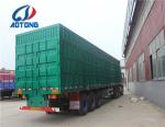 3-Axle Semi-Trailer 53 ft Dry Van Tri-Axle Stanchions Steel Cargo Dump Trailer