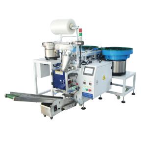China Good Performance 2 Drums Button Snaps Packaging Machine Packing Fastener Clips factory