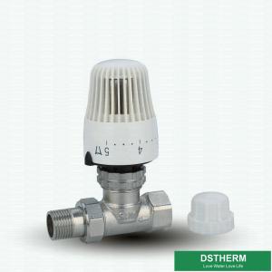 China Customized Heavier Type Union Male Female Elbow Grey Classic Heating Brass Thermostatic Radiator Valve factory