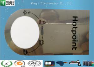 China 0.15mm Mirror PC Membrane Switches Graphic Overlays With Silver Effect Silk Screen Print factory