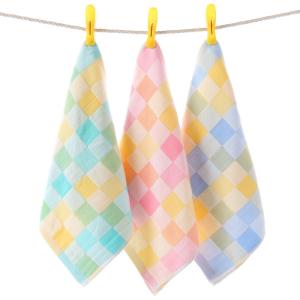 China Antimicrobial Cotton Double Gauze Children's Face Towel for Child's Kindergarten factory