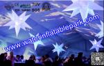 Illuminated Night Club Decoration Inflatable LED Lighting Star FOR Event