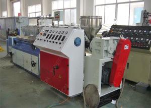 China 7 Heating Zones PVC Profile Extrusion Line Single Screw For PVC Edge Banding factory