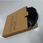 Polyester Coated SS 316 Stainless Steel Strapping Tape , Black Metal Banding